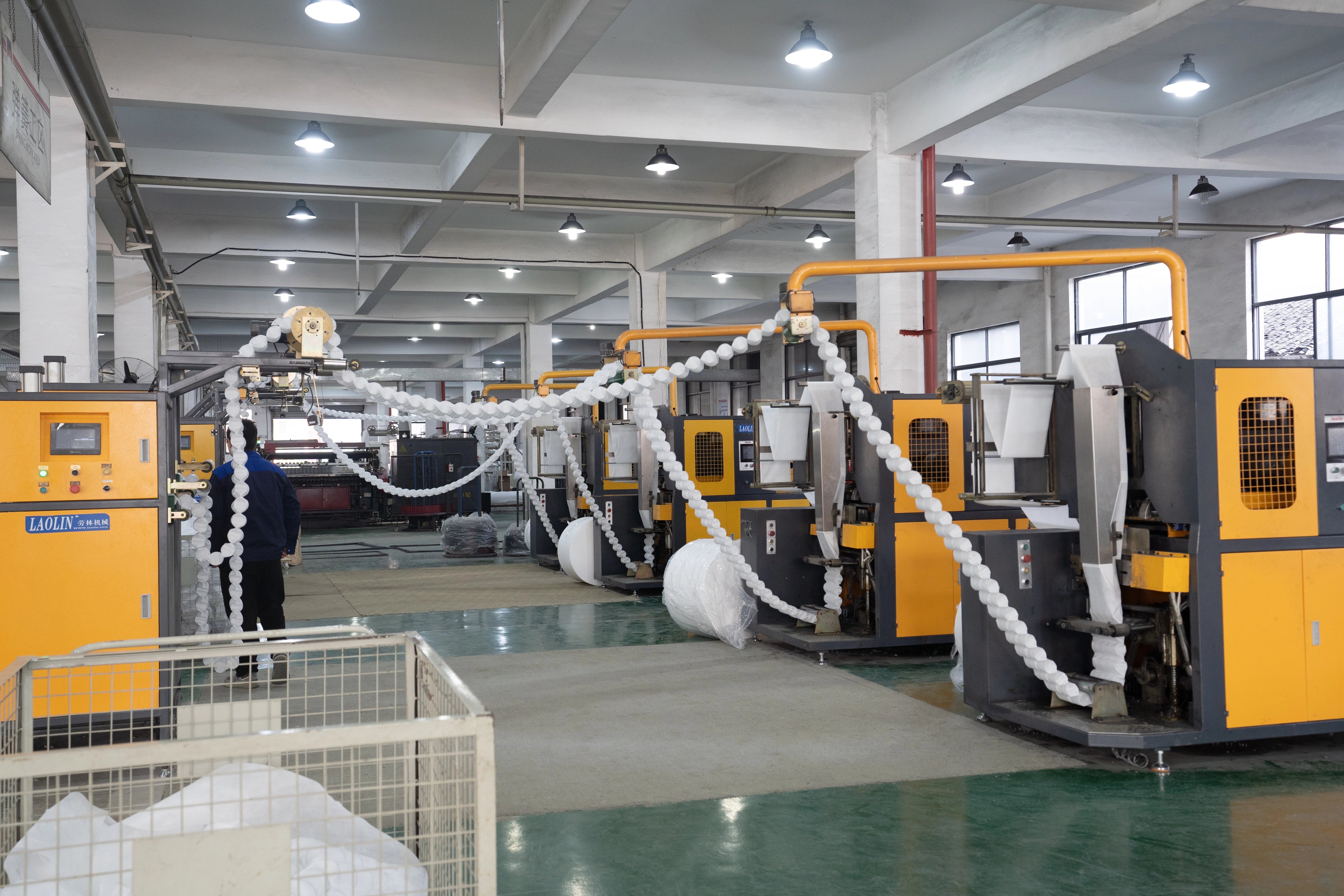 Mily mattress manufacturing factory interior showcasing advanced production equipment and efficient operations